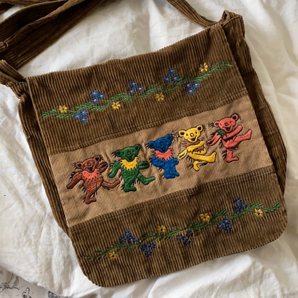 Grateful Dead Dancing Bear Messenger Bag